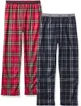 Calvin Klein Boys' Sleepwear Super Soft Brushed Micro Pajama Pants (2 Pack)