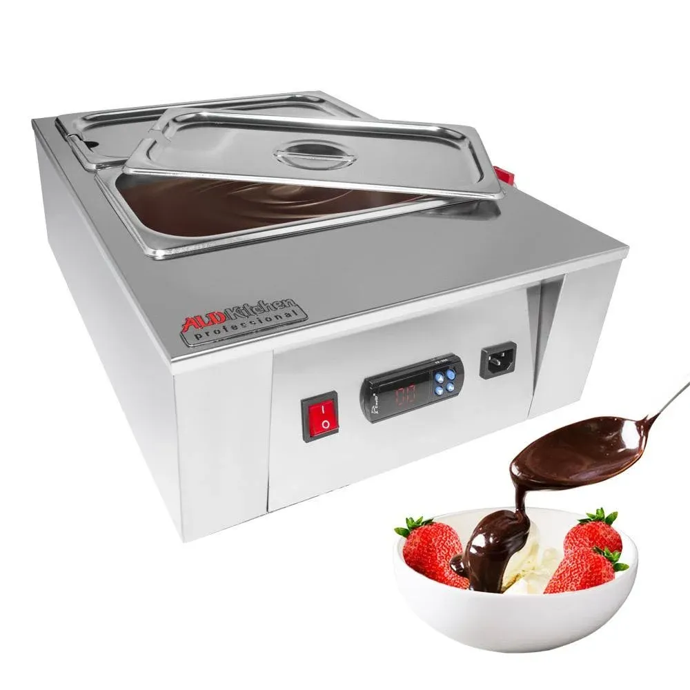 Chocolate Fondue Machine with Digital Control | Professional Chocolate Melter | Stainless Steel