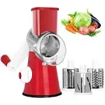 X Home Rotary Cheese Grater Kitchen Mandoline Vegetables Slicer Cheese Shredd...