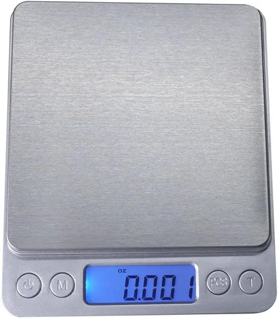 High-Precision Digital Pocket Jewelry & Kitchen Food Scale, Lab Weight, Capacity 500g/0.01g (17.63oz/0.001oz)