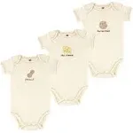 Touched by Nature Organic Cotton Bodysuits Peanut / 0-3 Months