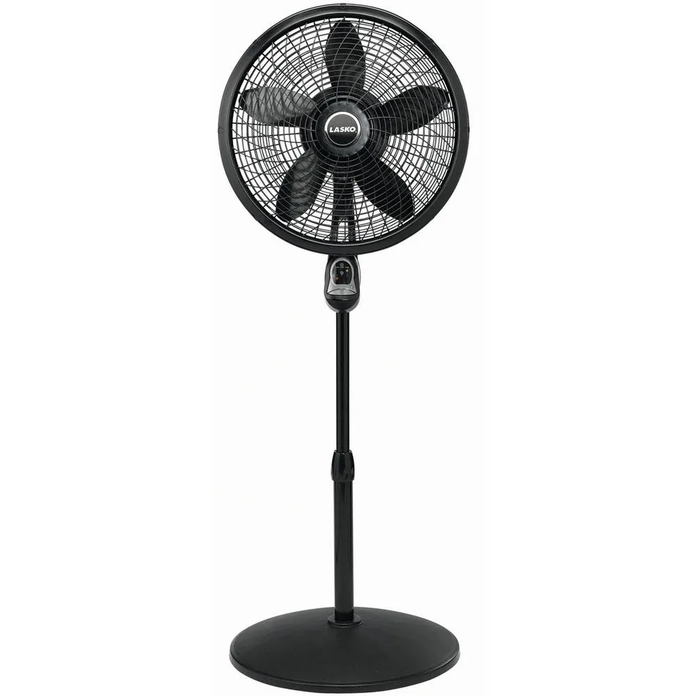 LASKO 3PL 1843 Adjust Cyclone Pdstl Fan Blk