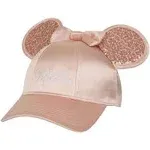 Disney Adult Rose Gold Tone Minnie Mouse Ears Hat