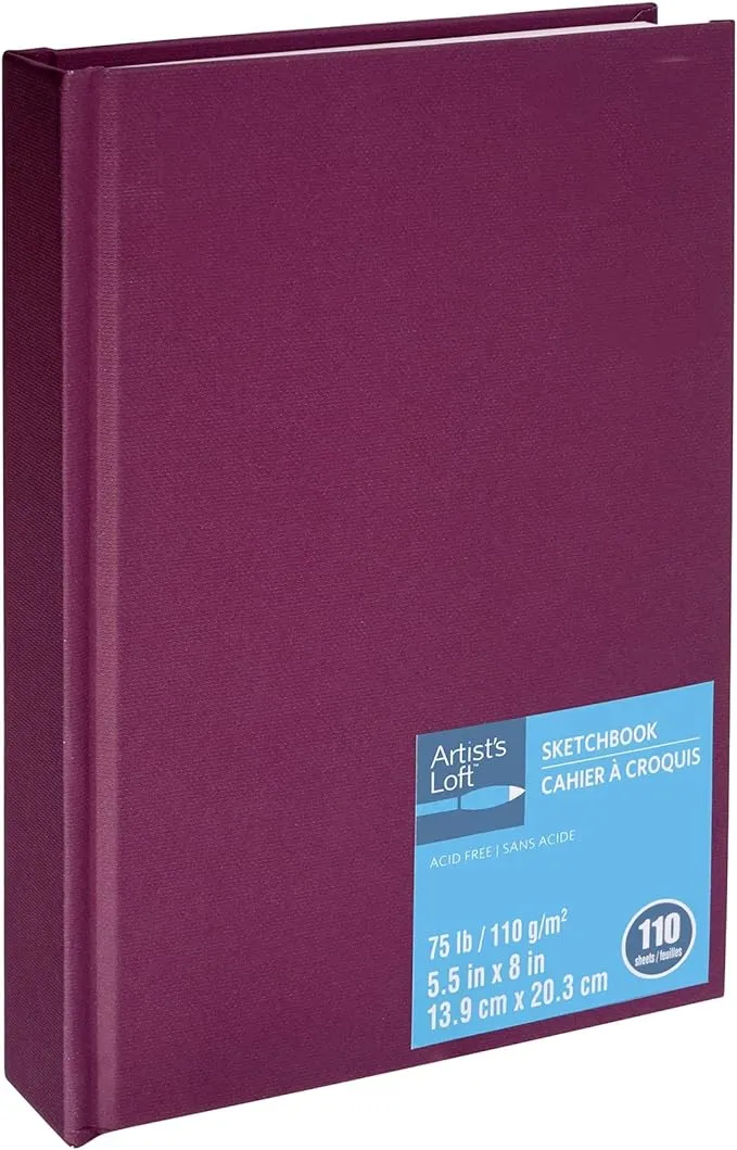 Artist's Loft Purple Hardbound Sketchbook - Each