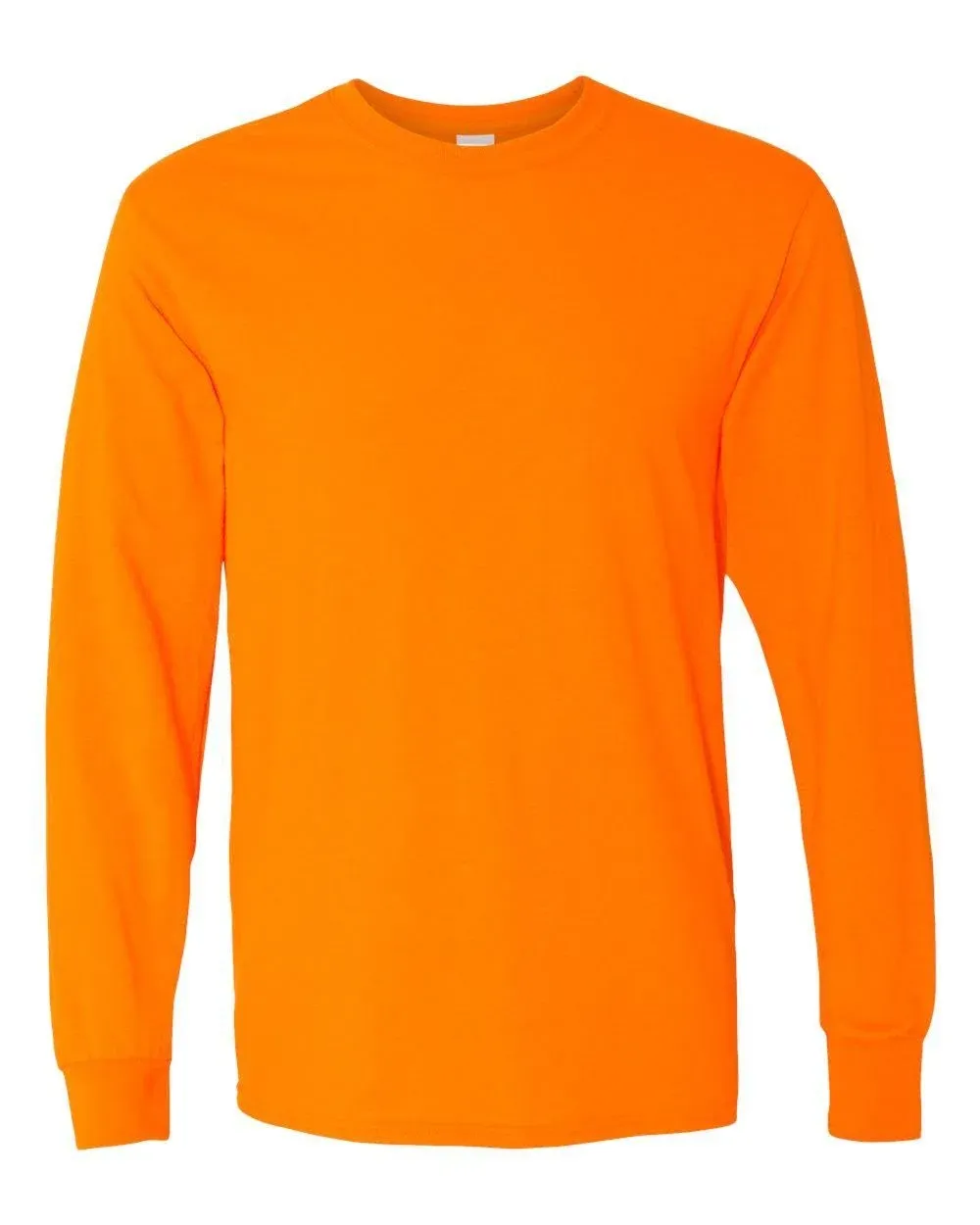 Gildan G540 Adult Heavy Cotton Long-Sleeve T-Shirt - S Orange - S