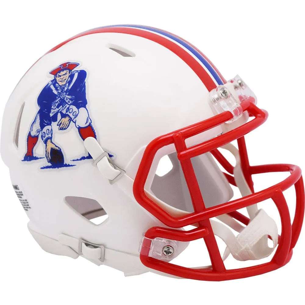 Riddell New England Patriots 1990-1992 Throwback Speed Mini Helmet