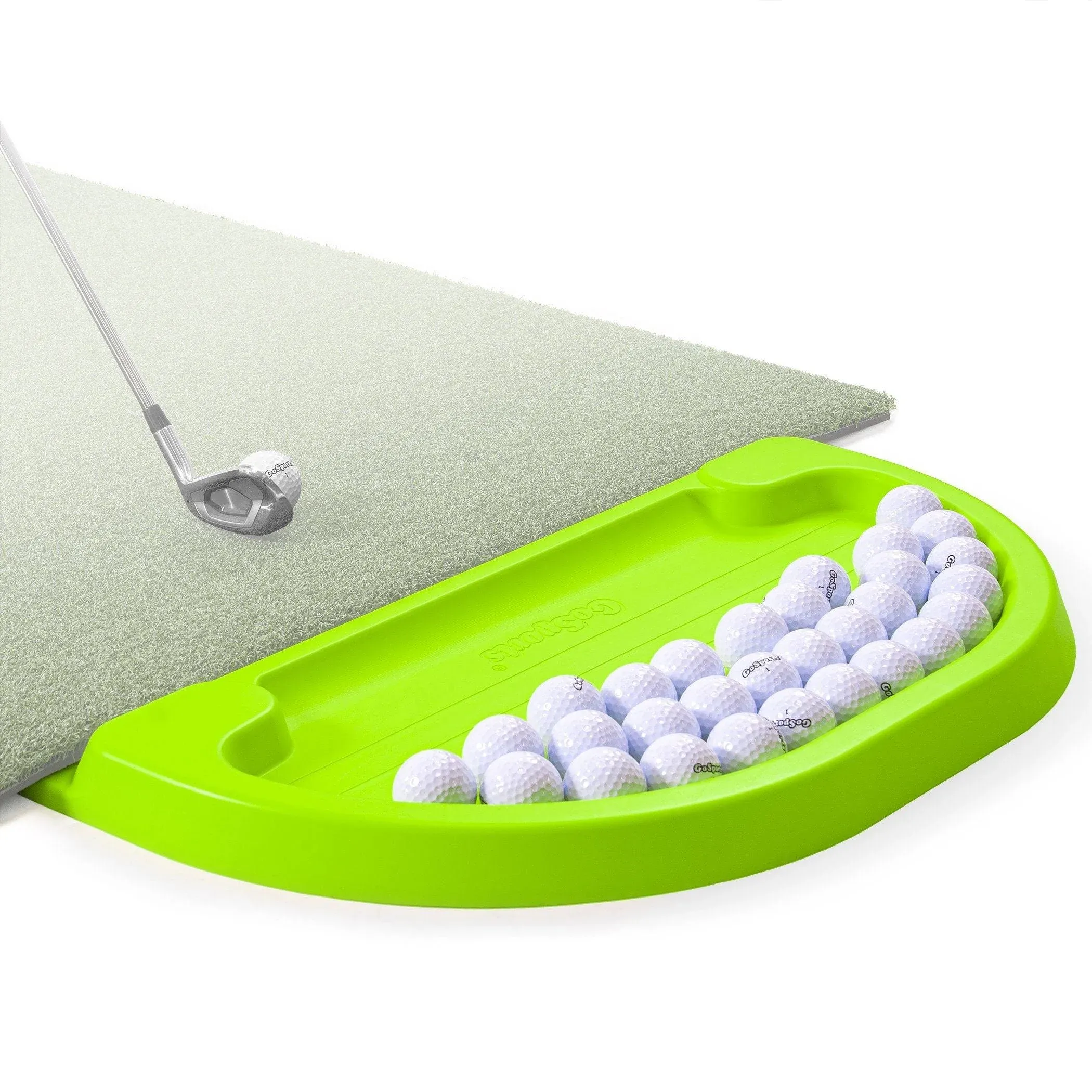 Golf ball tray