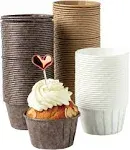 Katbite Parchment Cupcake Liners Standard Size 150pcs, Christmas Cupcake Liners, Muffin Baking Liners, Heavy Duty Greaseproof