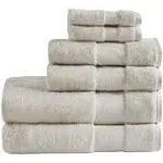 Madison Park Signature 6 Piece Turkish Cotton Bath Towel Set Natural