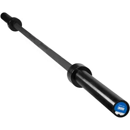 Cap Barbell Weight Lifting 2" Olympic Solid Power Squat Bar Black 7'