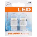 SYLVANIA ZEVO 7443 LED SUPER BRIGHT 2 PACK NEW NEVER OPENED L2