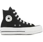 Converse Chuck Taylor All Star Lift Women's Platform High-Top Sneakers, Size: 7, Black White