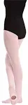 Body Wrappers Convertible Tights, Theatrical Pink, Smal