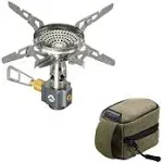 CAMPINGMOON Canister Stove Compact Foldable w/Micro Regulator 4Flex w/o igniter XD-2-NE