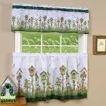 Home Sweet Home Kitchen Curtain, 58x13 & 58x36 Inches