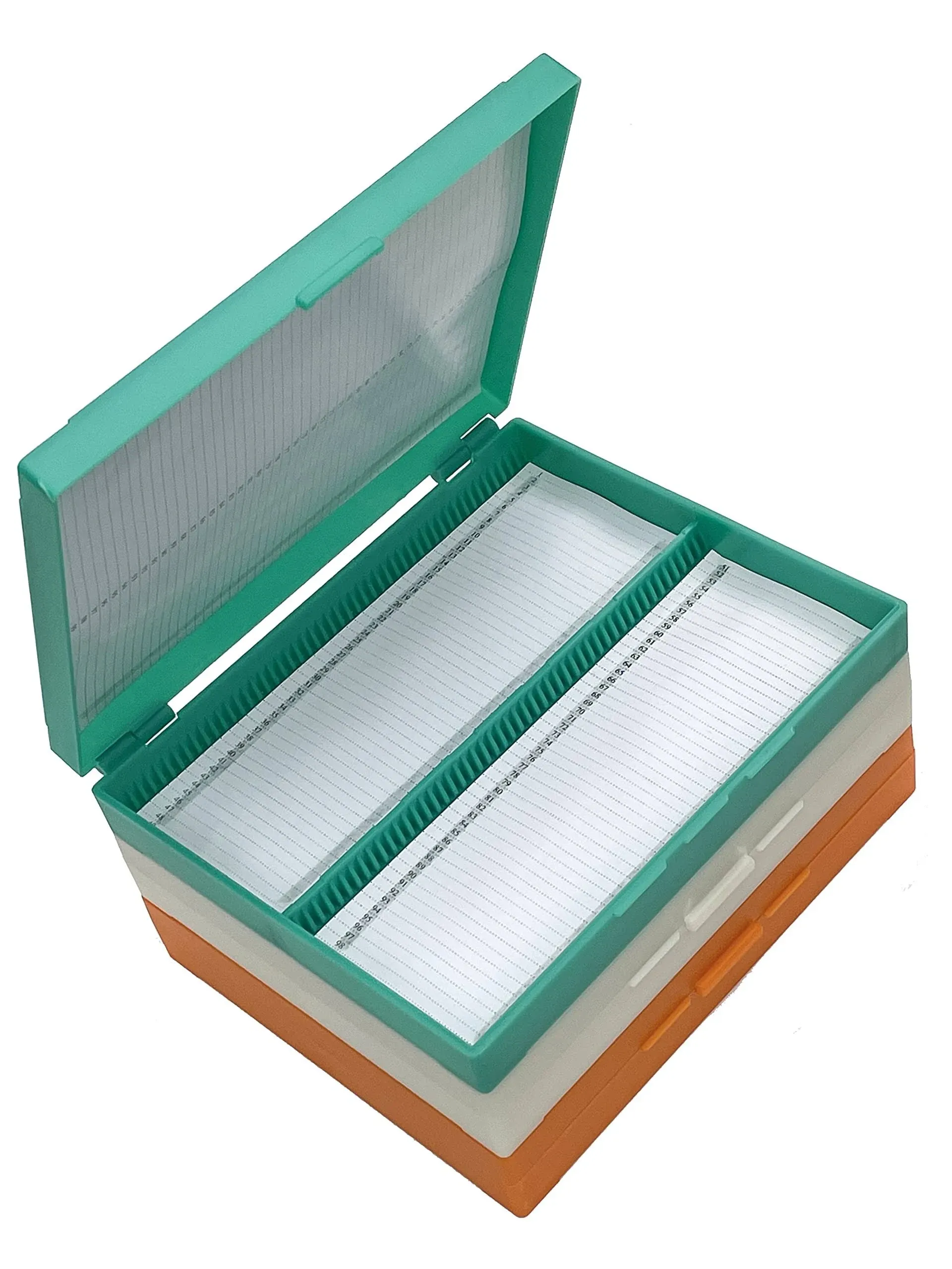 Muhwa 3-Packs Microscope Slides Storage Box