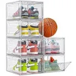 Thicken & Sturdy Clear Shoe Storage Organizer | adamsbargainshop