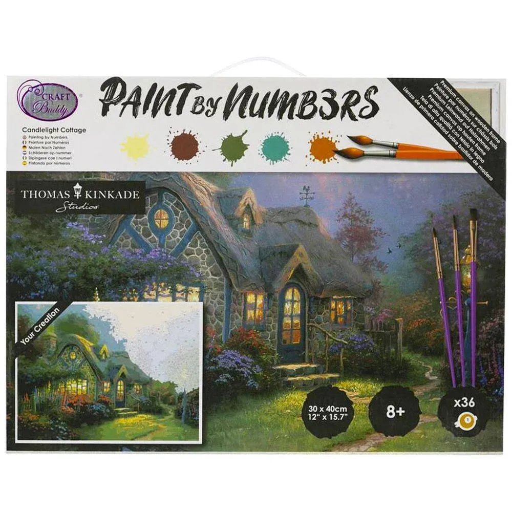 Lamplight Cottage Paint by Number Kit