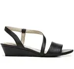 Women's LifeStride Yasmine Wedge Sandals in Black Size 6