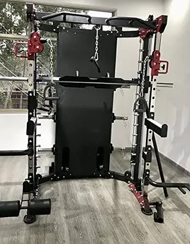 NNI FITNESS 2023 Commercial Smith Machine Red