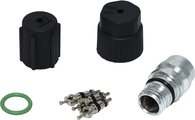 UAC VC 2901C A/C System Valve Core and Cap Kit