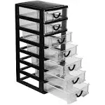 Rempry Mini Plastic Drawers Organizer