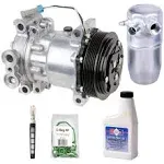 AC Compressor & A/C Repair Kit For GMC Sierra Yukon Chevy Tahoe Silverado Cheyenne C/K Pickup 1996 1997 1998 1999 2000 - BuyAutoParts 60-80104RK New