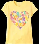 The Children's Place Girls' Short Sleeve Graphic T-Shirt