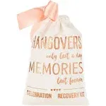 10 Pcs 5&#034;x7&#034; Bridal Shower Party Gift Bags - ROSE GOLD Foil &#034;HANGOVERS&#034; - Bac...