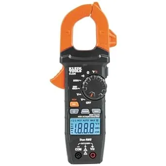 Digi Clamp Meter AC Auto-Ranging 400 Amp with Temp