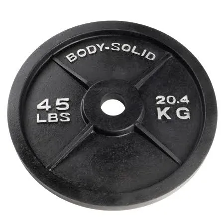 Body Solid Olympic Plates Weight Set