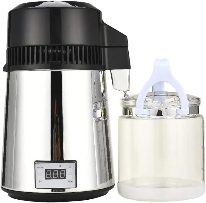 Wmn_trulystep 4L/1gal Still Electric Countertop Alcohol Distiller with Connection ...