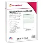 DocuGard - Standard Security Check, 11 Features, 8.5 x 11, Green Marble Top, 500/Ream