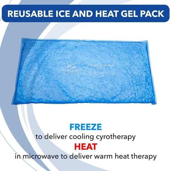 Performa 82185 Reusable Ice & Heat Gel Pack, Extra Large Flexible Ice & Heat Pack for Knee, Shoulder, Ankle, Back, 11" x 21"