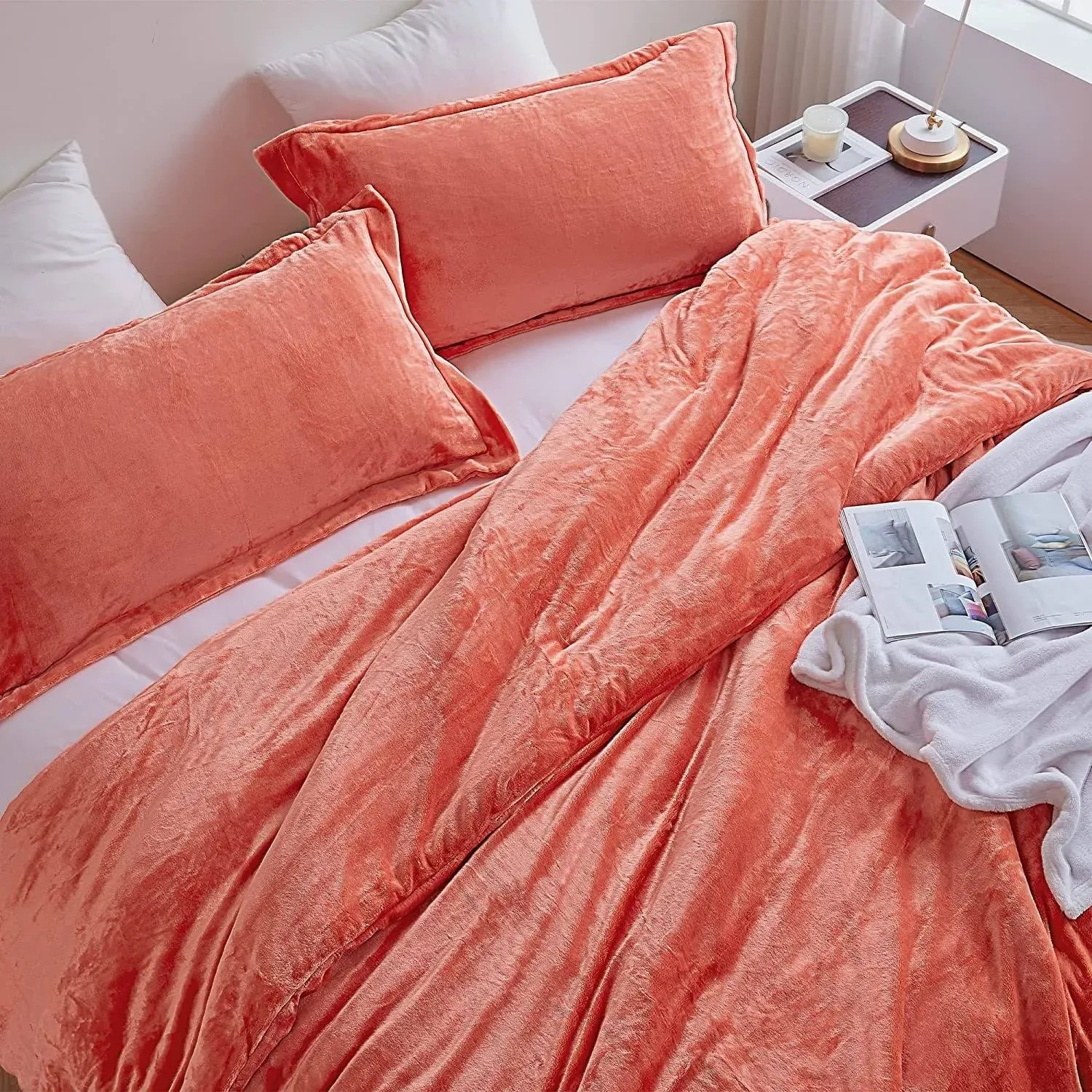 The Original Plush - Coma Inducer Oversized Comforter Set - Living Coral ...