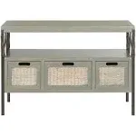 Safavieh Joshua 3 Drawer Console, Grey