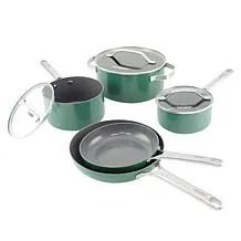 Granitestone 15-Piece Nonstick Stackable Cookware Set - 20533823 | HSN