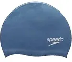 Speedo Solid Silicone Swim Cap Ultramarine