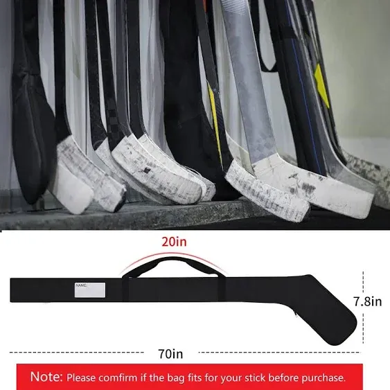 RUBY.Q Hockey Stick Bag, Field Hockey Stick Bag, Two Shoulder Strip Hockey Equipment Bag for Men Women and Adults Use, Lightweight Hockey Stick Accessories for Indoor and Outdoor