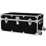 Camp &amp; College Trunk with Removable Wheels 30&#034;x17&#034;x13&#034; (Black)