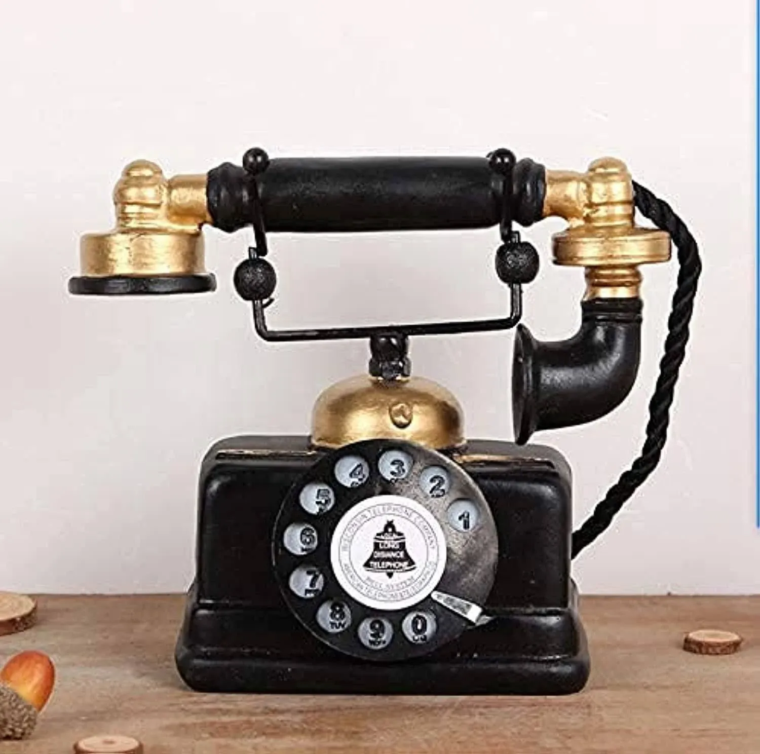 Honeycare Large Creative Retro Decorative Phone Model Telephone Wall Decor ...