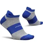 Feetures High Performance Max Cushion No Show Tab Boost Blue / S