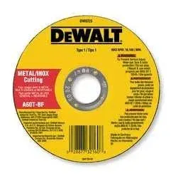 DEWALT DW8062 4-1/2" x .045 x 7/8" Metal Cut-Off Wheel (100pk)