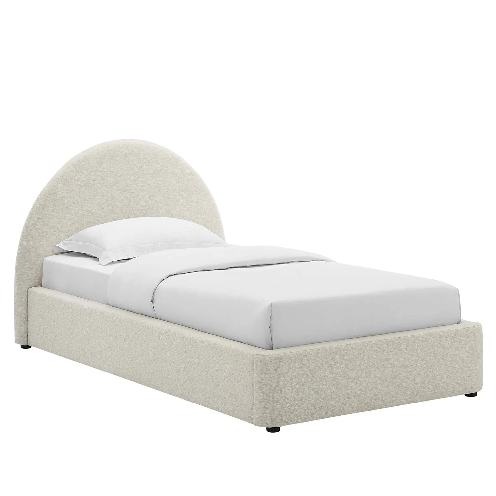 Modway Resort Upholstered Fabric Arched Round Full Platform Bed - MOD-7130