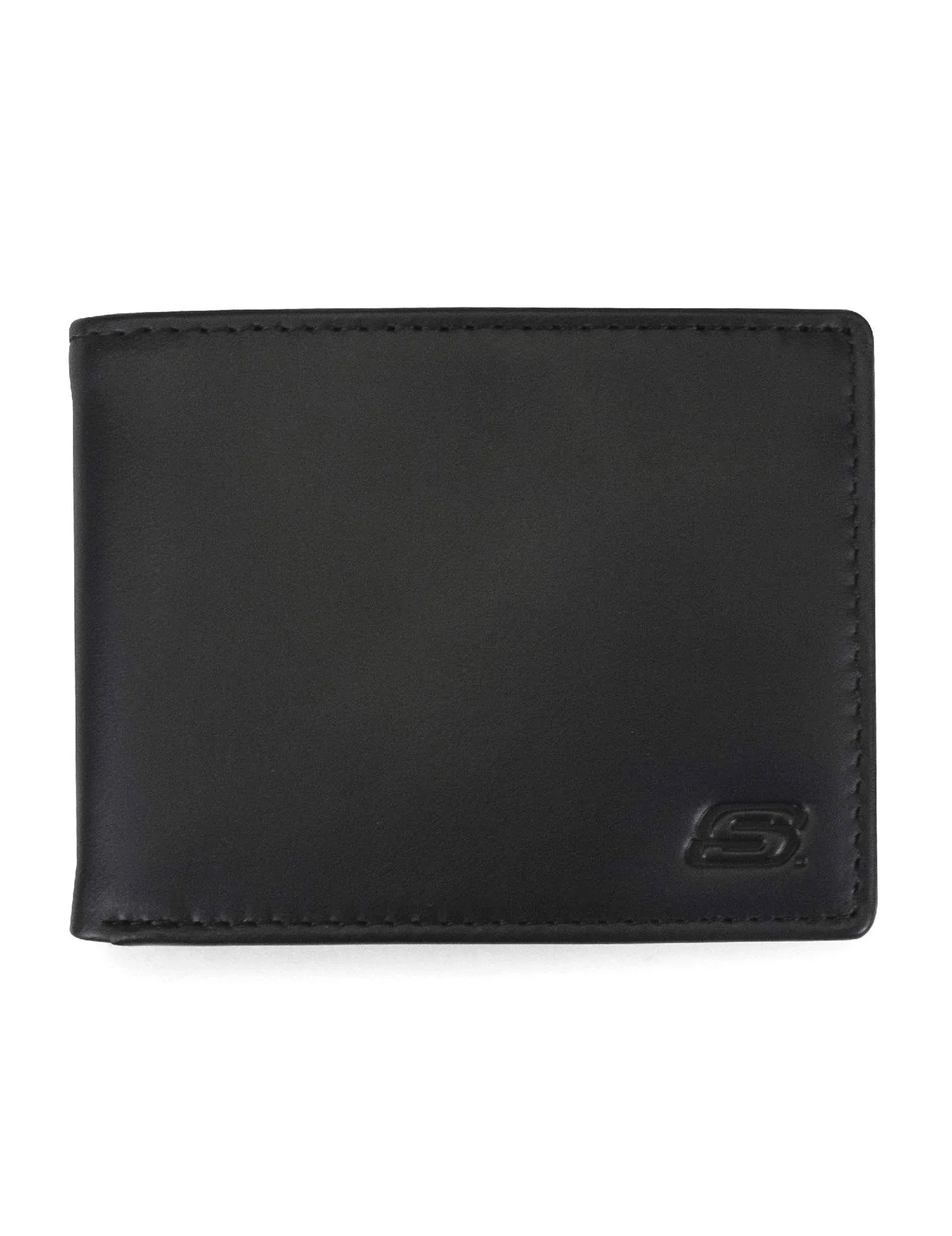 Skechers Men's Smooth Slimfold Wallet - Black - Size