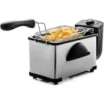 OVENTE New Electric Deep Fryer 2 Liter Capacity,  Watt Lid with Viewing Window