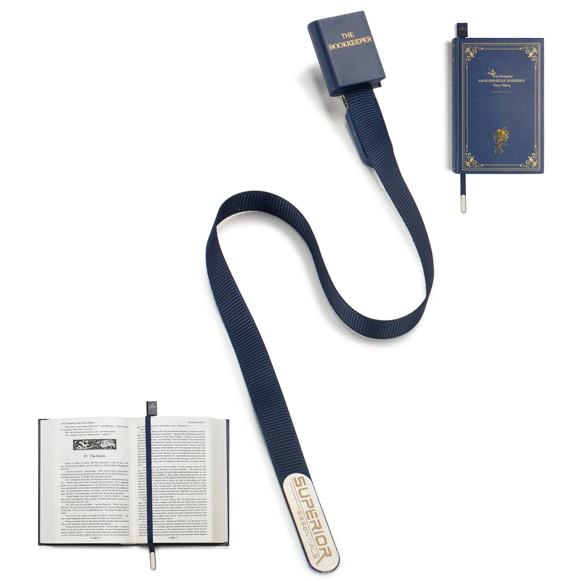 Superior Essentials Bookmark-Clip On Attachable Ribbon Bookmark &amp; Place Holder