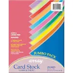 Pacon Array Card Stock 65 lbs. Letter Assorted Lively Colors 250 Sheets/Pack