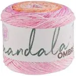 Lion Brand Mandala Ombre 344yds Worsted Acrylic Yarn