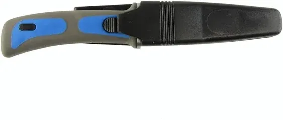 Treasure Gurus Stainless Steel Blue Dive Knife with Sheath Arm or Leg Straps and Line Cutter